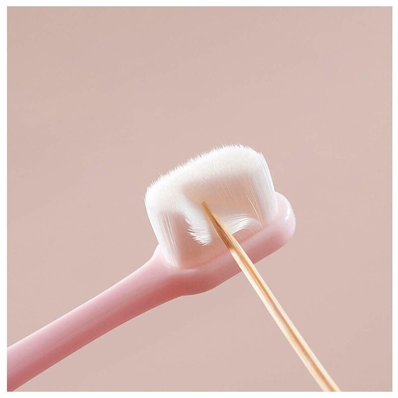 1Pcs Ultra-fine Super Soft Bristles Toothbrushs Tooth Deep Cleaning Brush Soft Fiber Antibacterial Toothbrush Oral Health Care