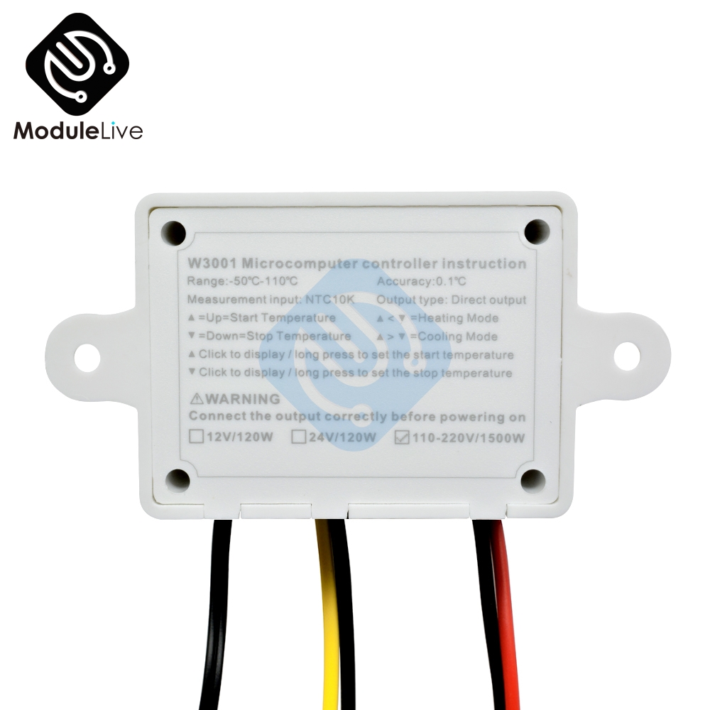 W3001 STC1000 STC-1000 12V 24V 110V 220V Led Digitale Thermostaat Temperatuurregelaar Thermometer Temp Thermoregulator Sensor
