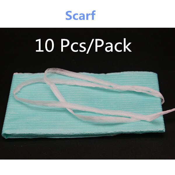 3pcs/set Dental Instrument Kit Disposable Dental Instrument Set Oral Hygiene Dental Mirror Tweezers Probe TOSI: 10pcs Scarf