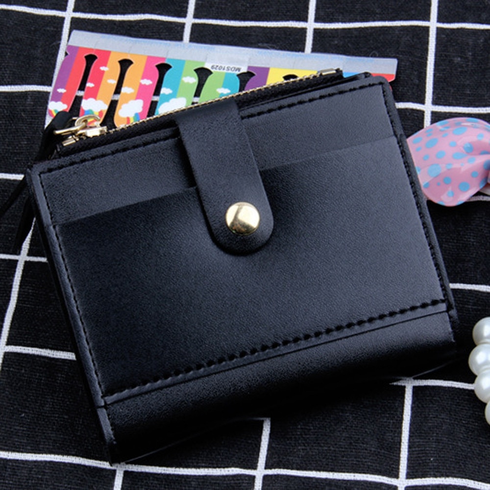 Moda feminina carteira adorável doce cor pequena moeda zíper bolsa pacote de cartão cartera mujer 2020 # t2