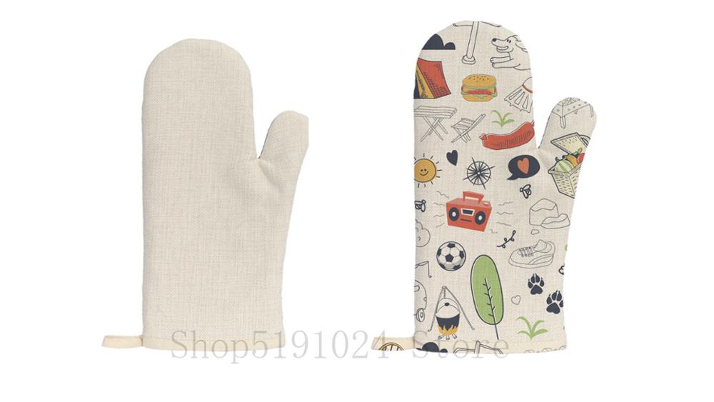 6pcs/lot style Sublimation Blank proximity gloves item For Sublimation INK Print DIY 30x15