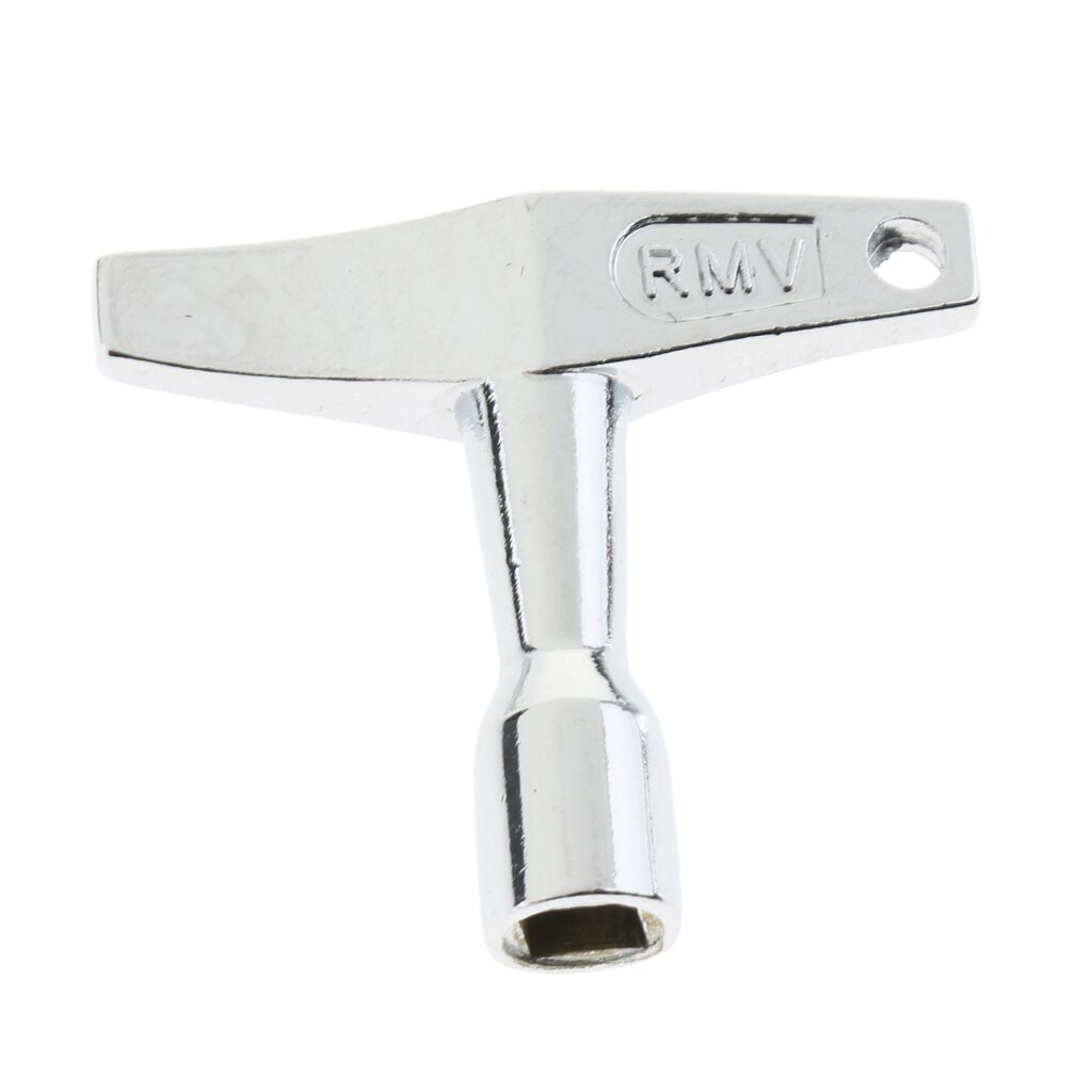 Clé D'accordage De Batterie Carrée 5 Mm – Pour Batteurs, Métal Compact 6x4,5 Cm