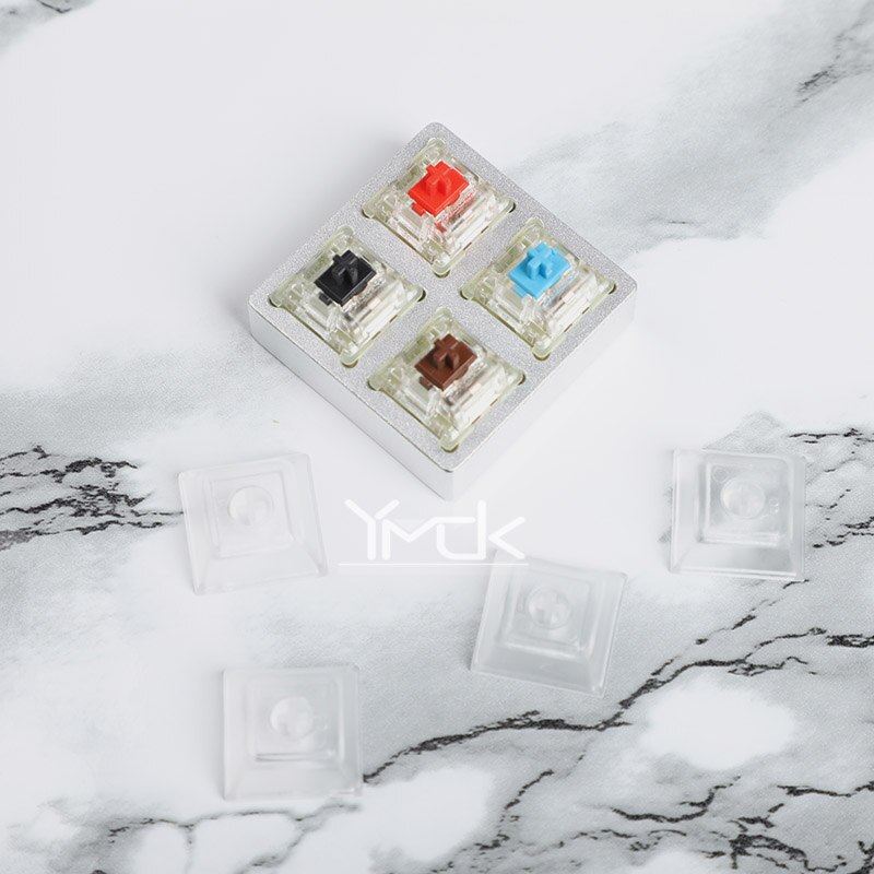 4 key CNC Switch Tester Testing Tool Mounted With Cherry Gateron Silent Kailh Speed Outemu Switches Shaft: Kit 7