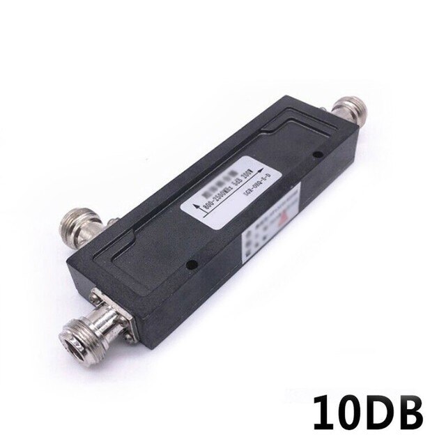 Coupleur Coaxial directionnel, transmetteur de prédistorsion adaptatif, 10db, 20db, 30db, 40db, 200W, 698-2700MHz, 800-2500MHz: 10DB