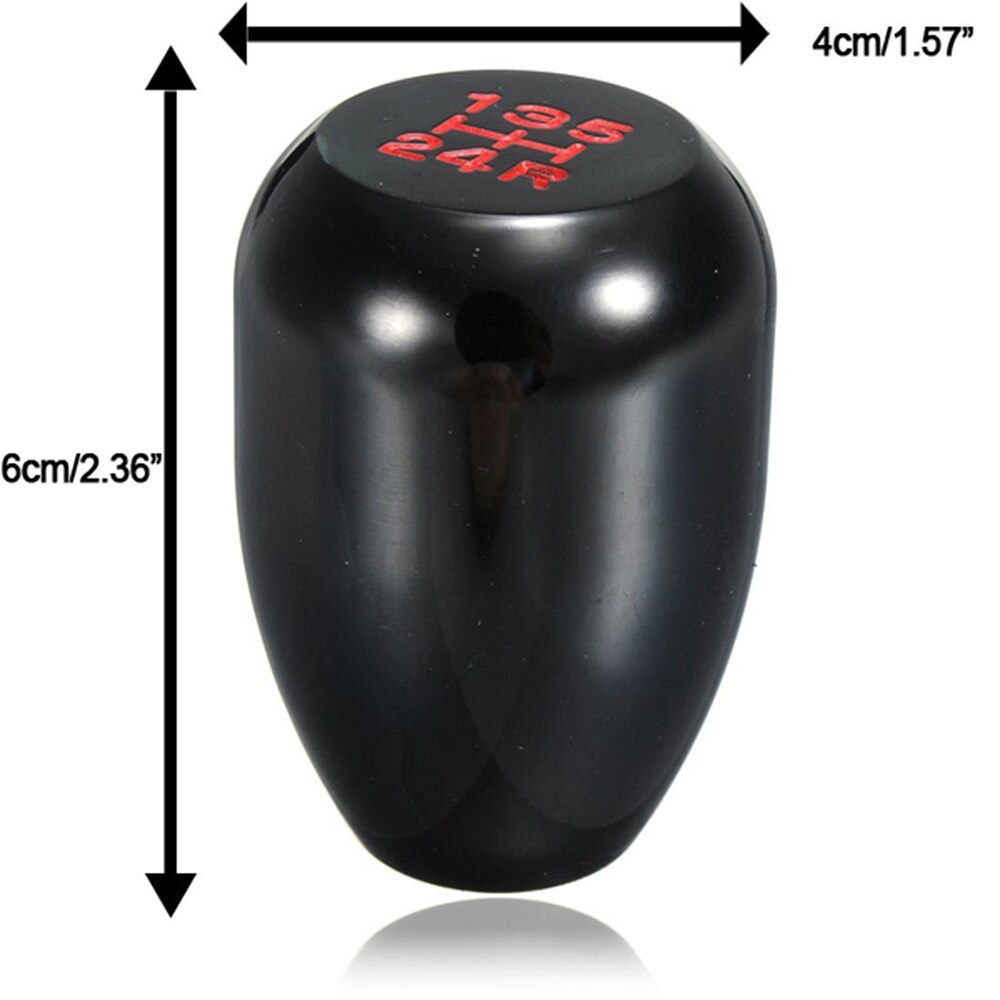 5-Speed Aluminum Auto Gear Stick Manual Gear Stick Shift Lever Knob Shift Knob Car Accessories Universal