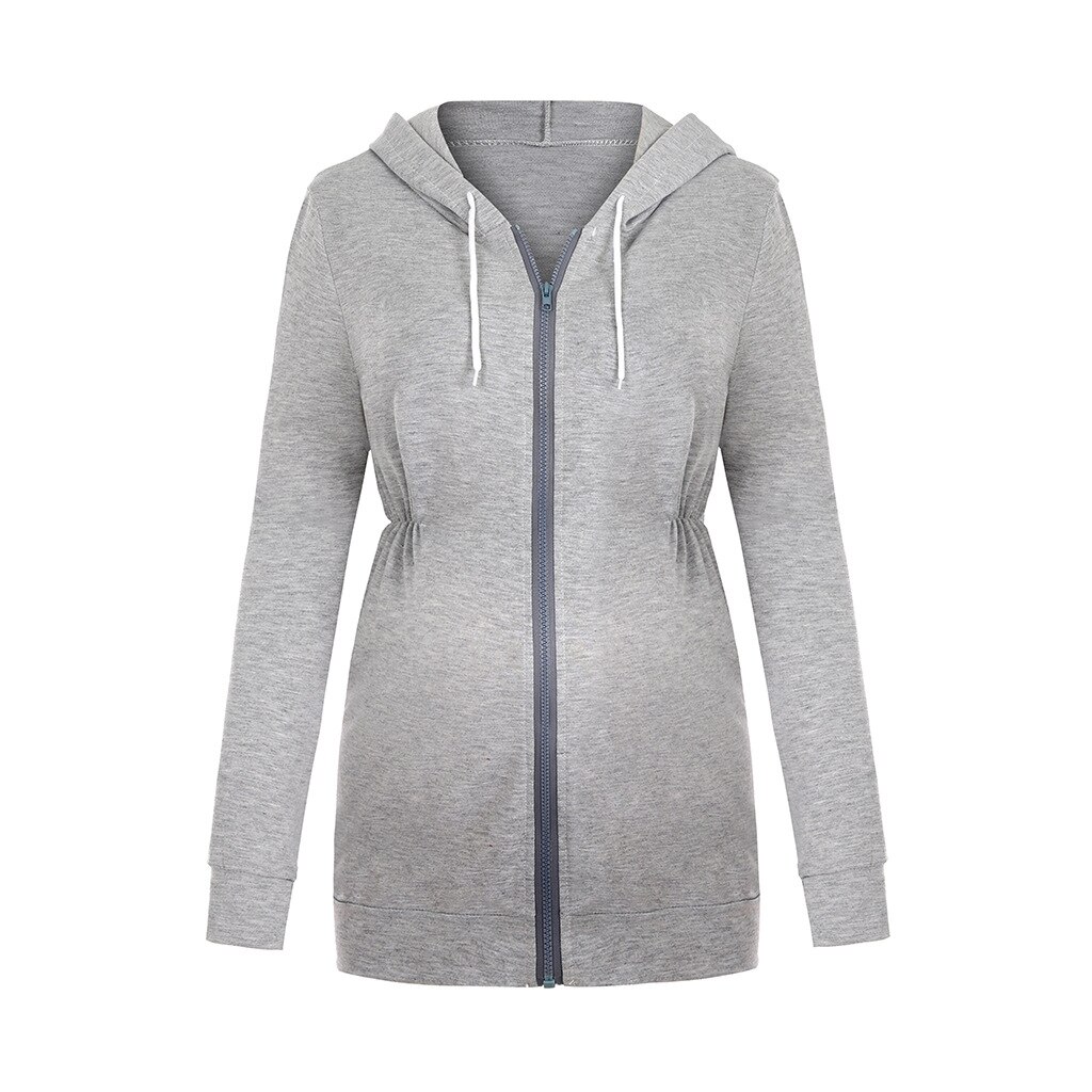 Mutterschaft Kleidung für Schwangere Frauen Stillen Sweatshirt Langarm lässig Pflege Hoodie Spitzen Schwangerschaft Kleidung Mäntel