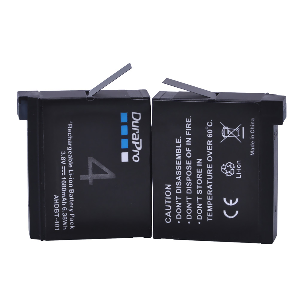 4pc 1680mAH AHDBT-401 AHDBT401 AHDBT 401 Digital Kamera Batterie + LED 3-Hafen Ladegerät für AHDBT401 GoPro Held 4 HD Kamera bateria