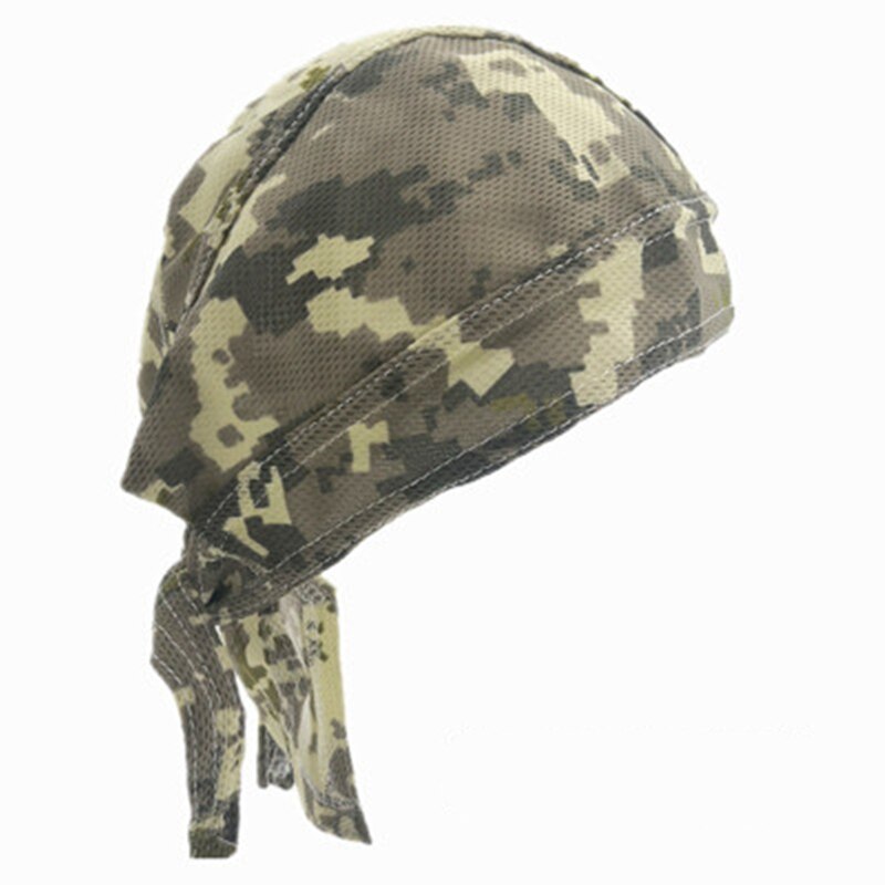 Åndbar multifunktions camouflage pandebånd cykling bandana pirat hoved tørklæde sport bandanas cykel hoved tørklæde vandreture hat