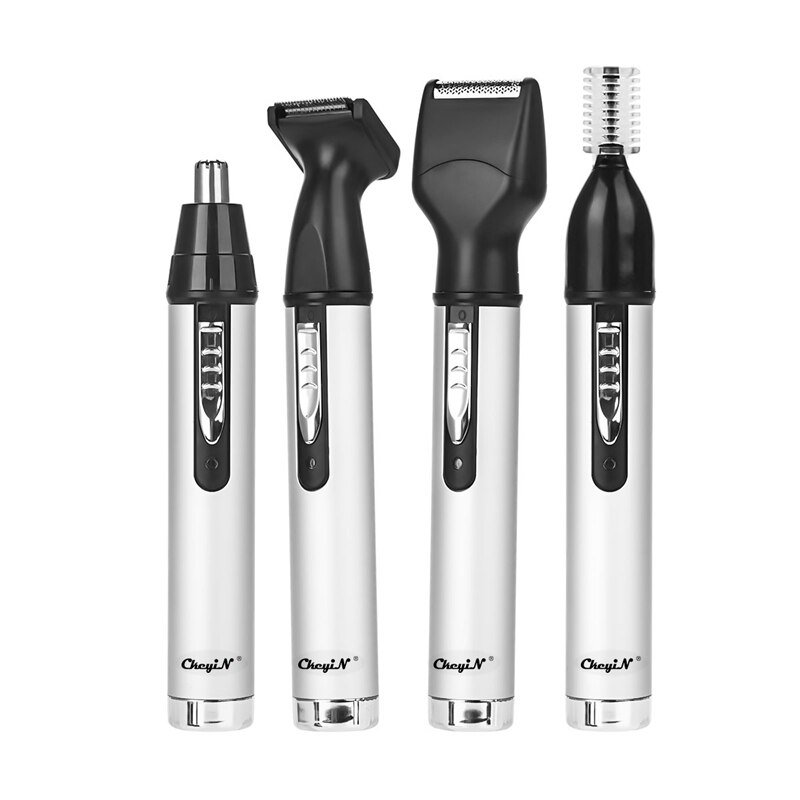 4 in 1 Elektrische Neus Trimmer voor Mannen Oplaadbare Ontharing Gezicht Wenkbrauw Oor Trimeer waterdichte Veilig Gezichtsverzorging Scheren trimmer