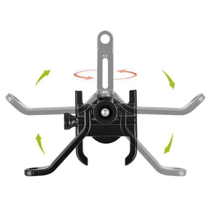 Soporte de teléfono móvil de aleación de aluminio para motocicleta y bicicleta, clip de montaje para GPS, soporte de manillar móvil multiespecificación