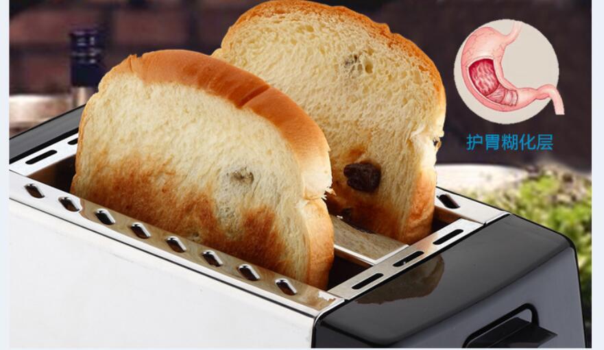 750W 2 Slices Electric Toaster Bread Machine for Breakfast Household Bread Baking EU 220V