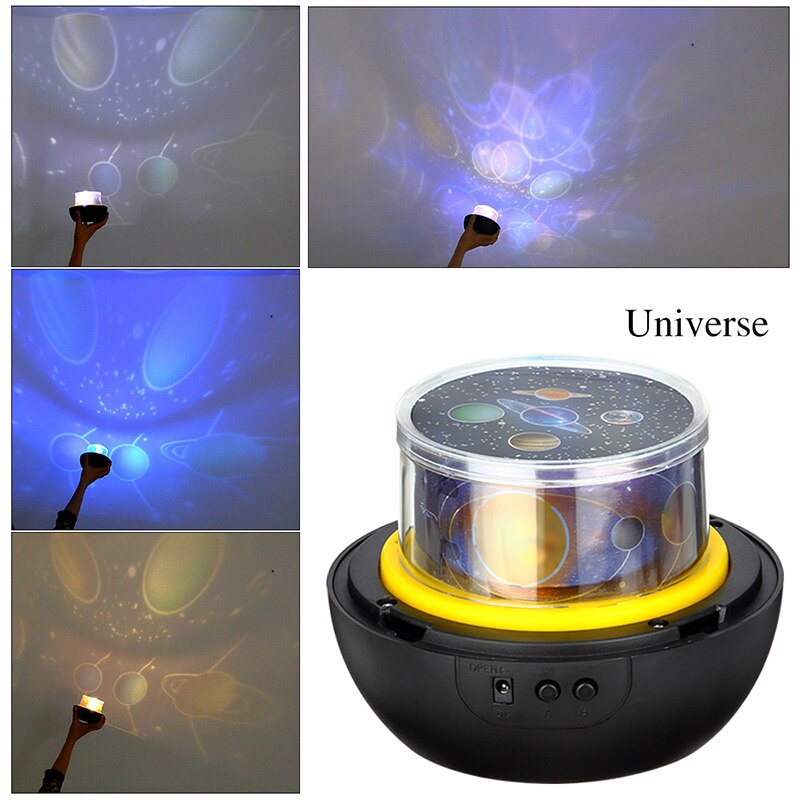 5 Set Film Star Moon Nachtlampje Sterrenhemel Projector Lamp LED Luminaria Cosmos Universe Oceaan Verjaardag Nachtlampje Voor Baby