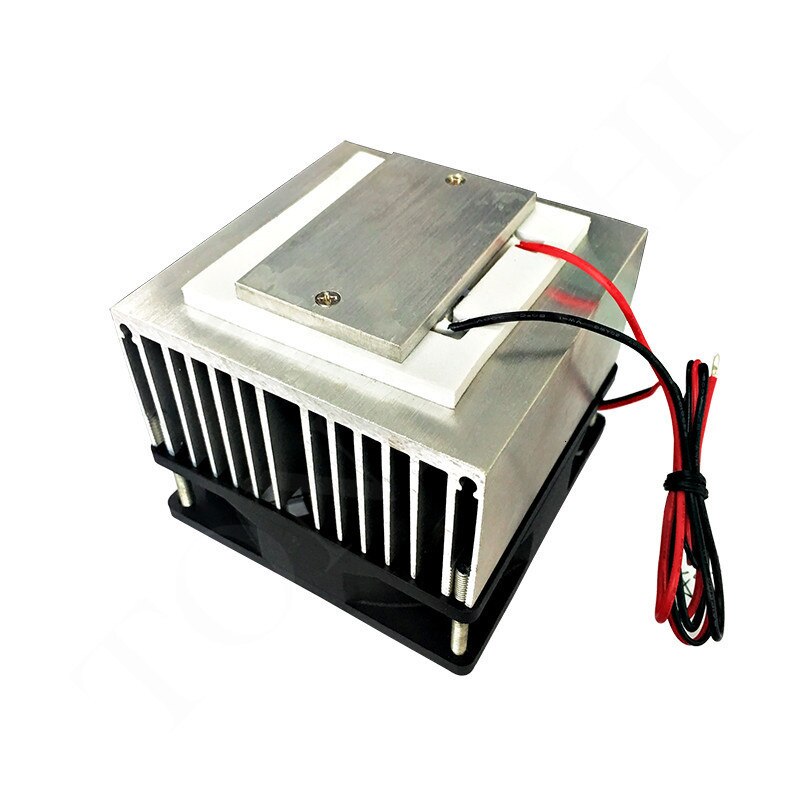 Small cooling system of semiconductor chiller 12 V electronic chiller plate self-made air cooling module XD-7081 60-72W