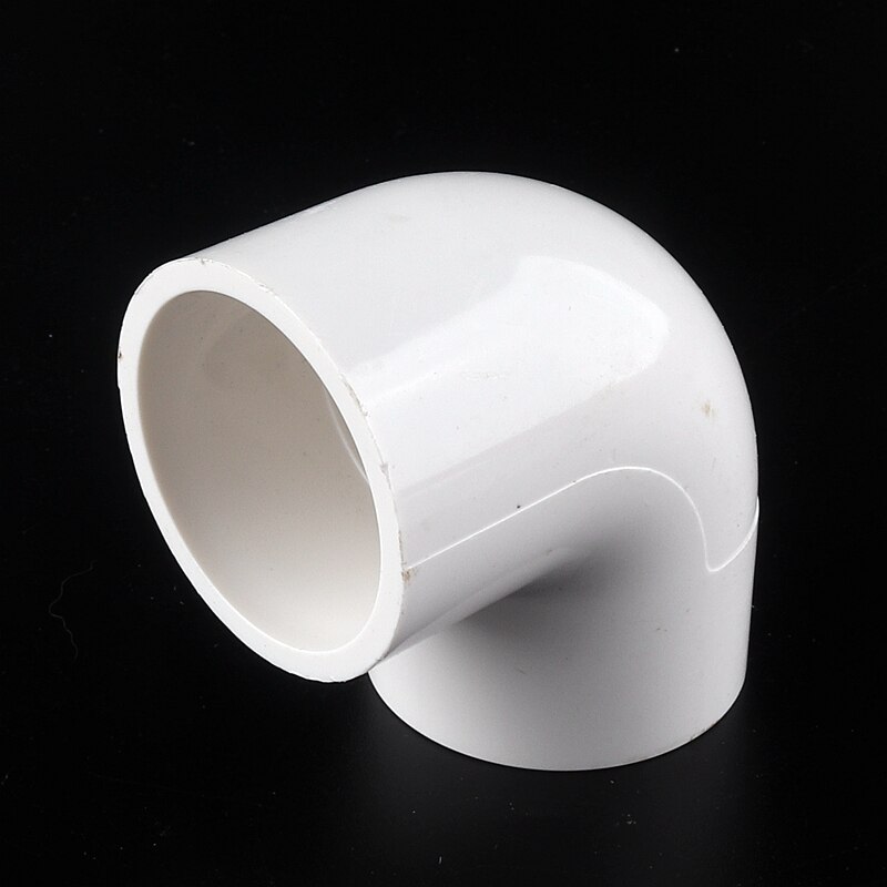 20pcs~5pcs Inner Diameter 20~50mm PVC Pipe 90° Equal Elbow Connector Plastic Water Supply Joint Fittings Irrigation System Parts