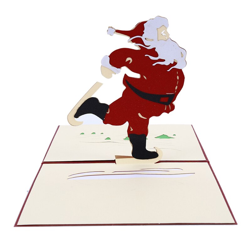 Venda quente cartão de presente cartão cartões de natal papel 3d pop up cartões para o amante dos namorados chappy aniversário: style5