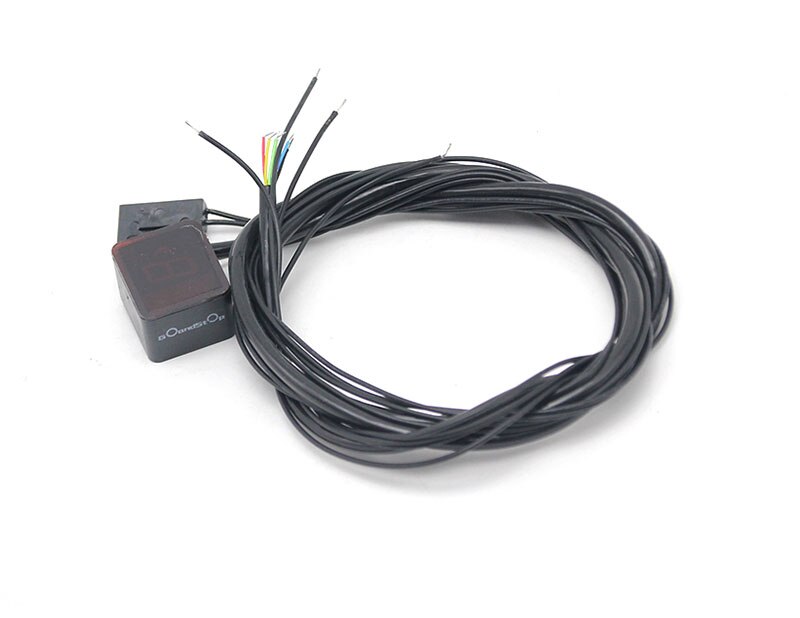 Zs Motos Universal Waterdichte Motorcycle Atv Voertuigen Digital Gear Indicator Led Display Monitor Versnellingspook Sensor Motor: Red