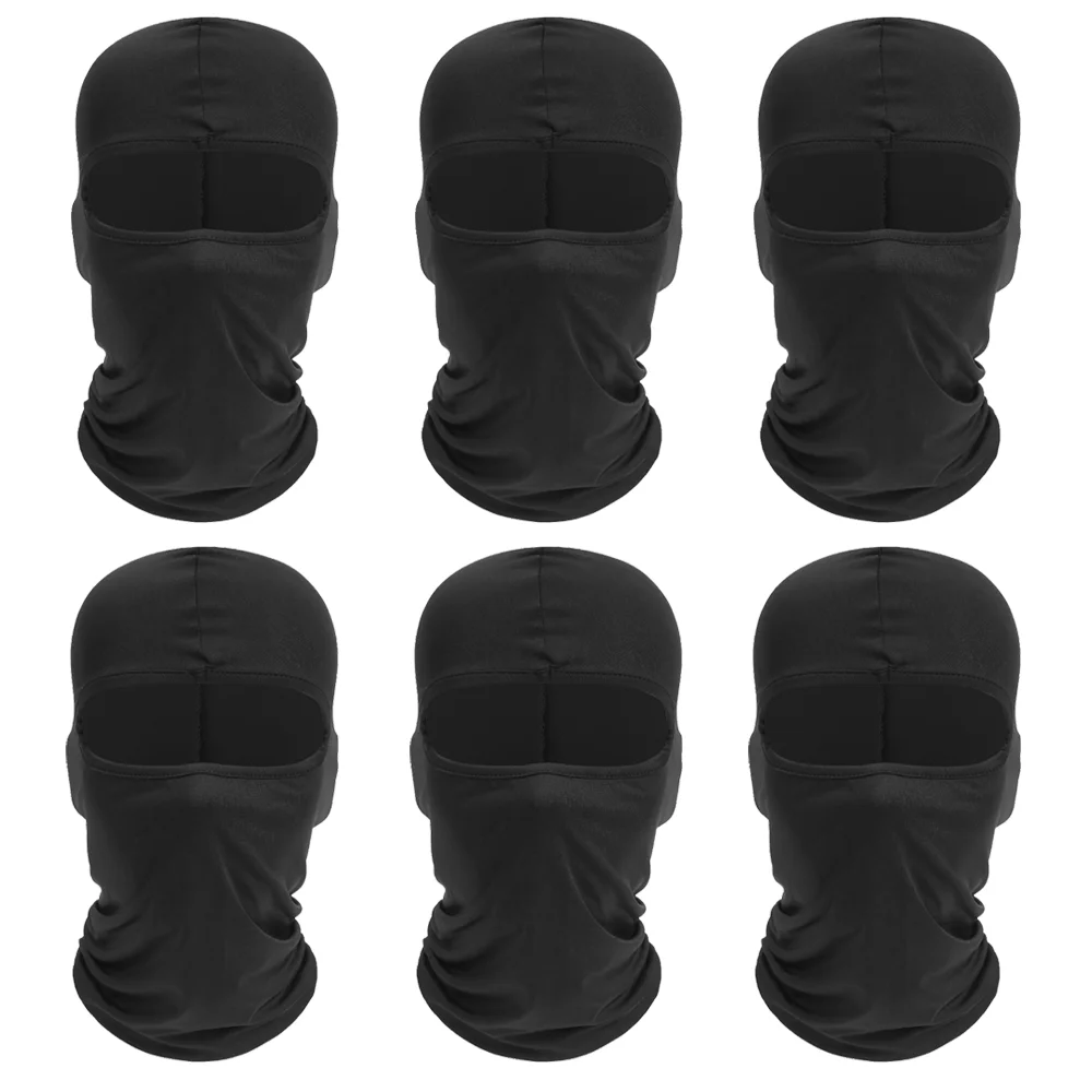 Gorro de pasamontañas deportivo transpirable de secado rápido a prueba de viento máscara facial completa para montar correr esquí senderismo cubierta facial al aire libre hombres: Marfíl