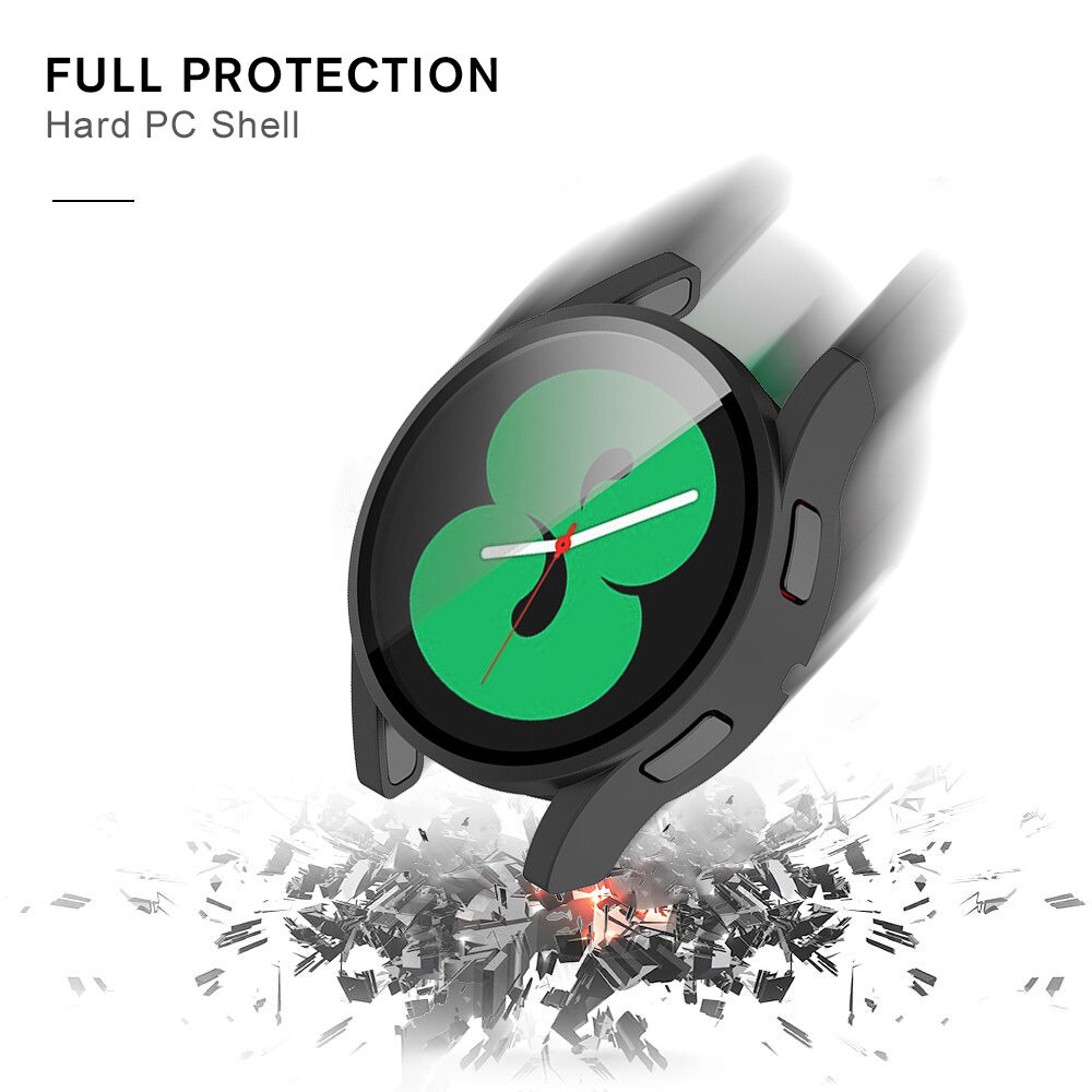Szkło hartowane etui na komputer do Samsung Galaxy Watch 4 Watch4 40mm 44mm SmartWatch osłona ekranu odporna na wstrząsy osłona ochronna Funda