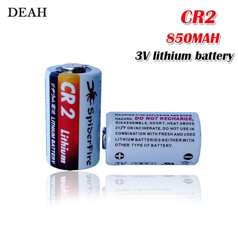 2 Stuks 3V 850Mah CR2 CR15H270 CR15266 Lithium Batterij CR2 Voor Zaklamp Alarmsysteem Afstandsmeter Water Meter Primaire droge Batterij