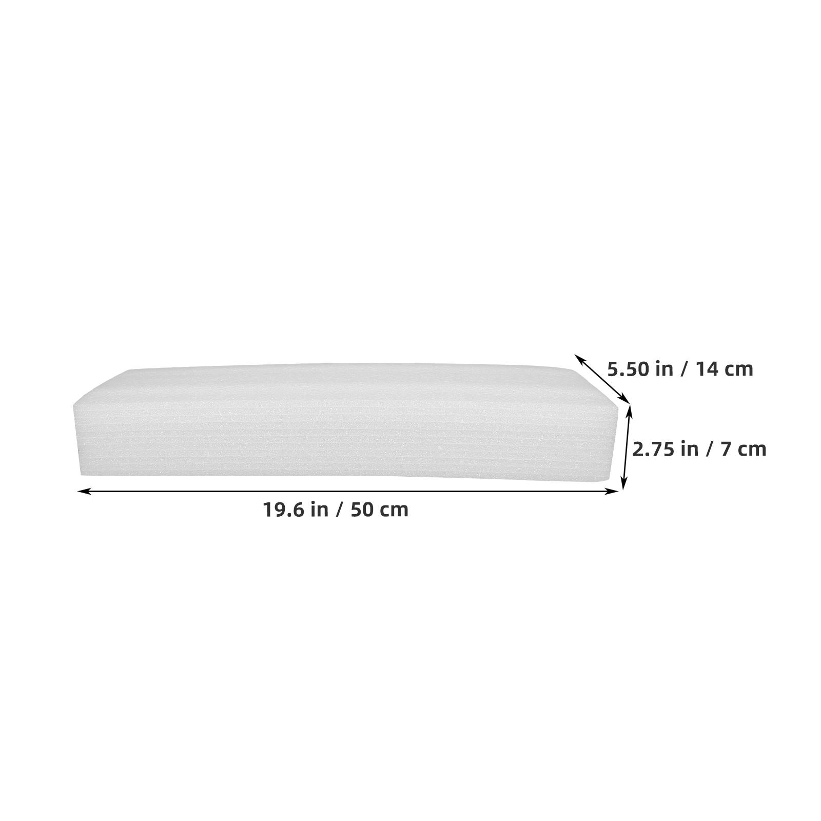 Foam Block Base 50cm White Board for Flower Arrangement Craft Supplies Lightweight Compact Decorative Blocks for Wedding