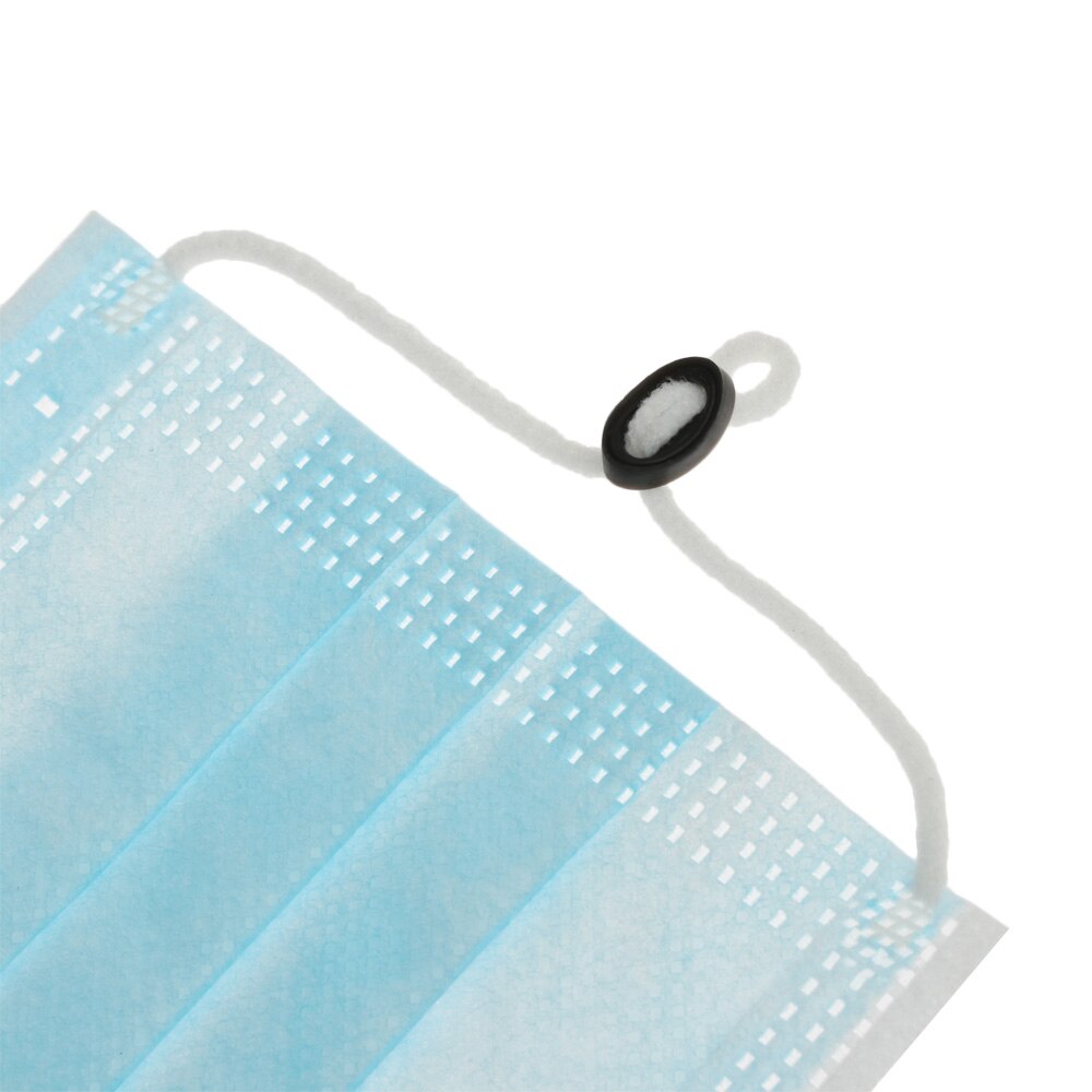 Cuentas ajustables de plástico para mascarillas, 50/100 Uds., hebilla antideslizante de doble agujero, banda elástica de 6 colores, accesorios para ajustar la oreja