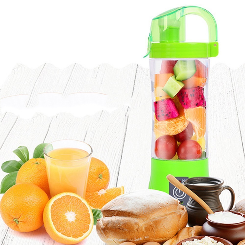 380ml frullatori portatili, spremiagrumi, spremiagrumi elettrico automatico per verzura, spremiagrumi per limone e arancia, bottiglia per frullatore