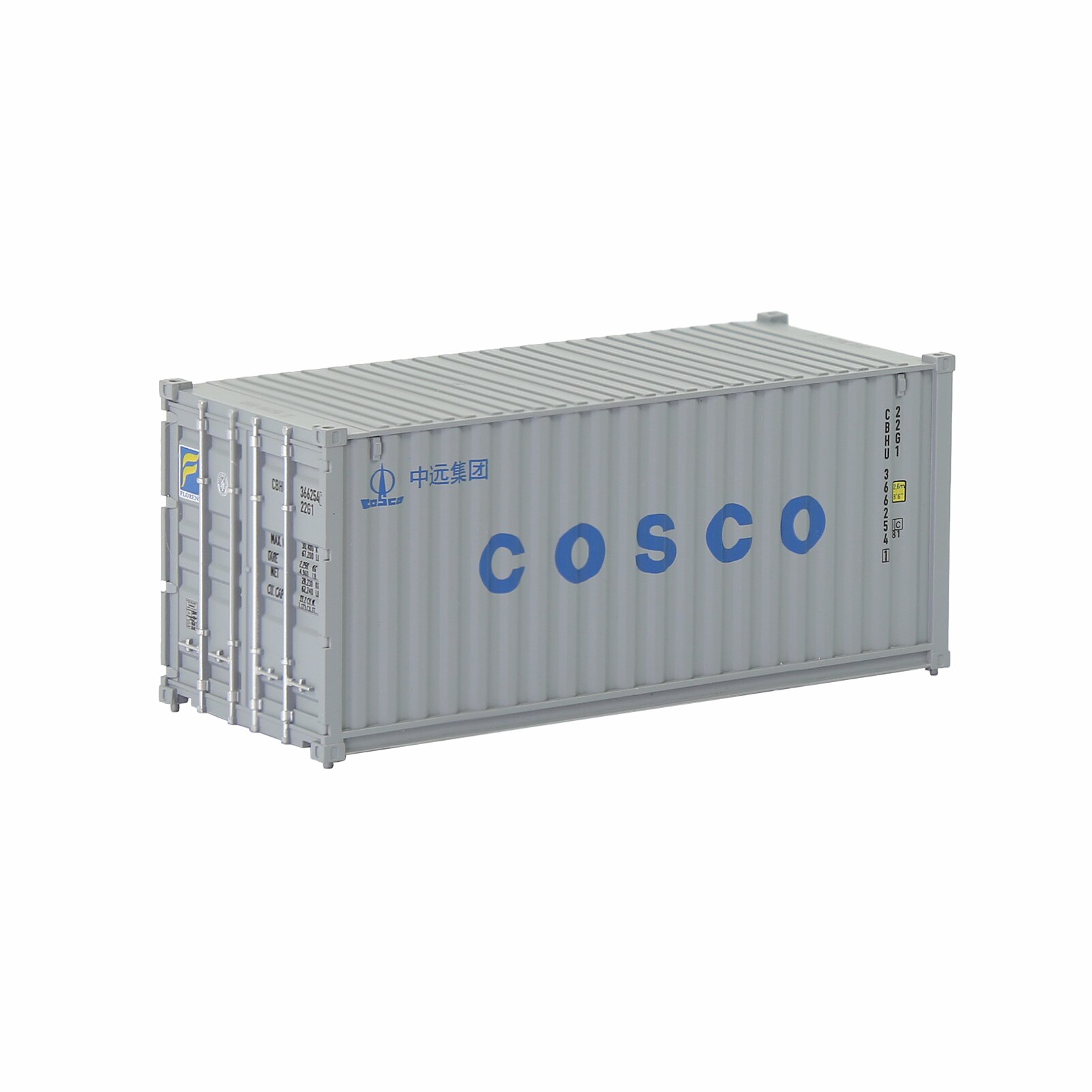 1pc ho Skala 20ft Container Modell Eisenbahn Zubehör 1:87 20 Fuß Container C8726: COSCO