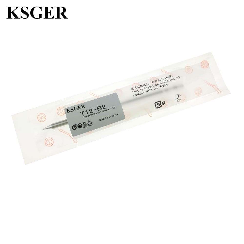 KSGER T12-B2 Tips STM32 OLED/LED Soldering Station DIY Welding Tip Soldering Iron For FX951 Hand8S Melt Tin Repair Tools