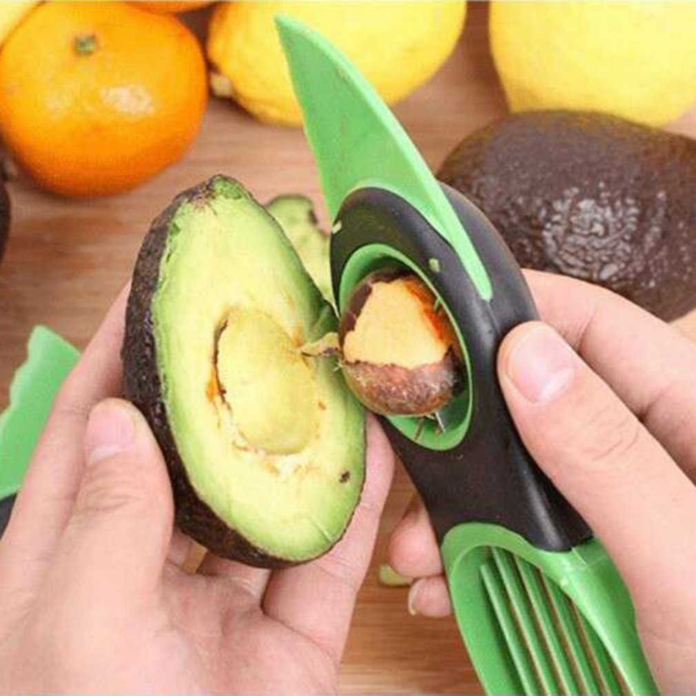 Nicht-Unterhose Multifunktions Kreative ABS Avocado Cutter schälen Zellstoff Separator Küche Gemüse Werkzeug Schneidemaschine Avocado Messer