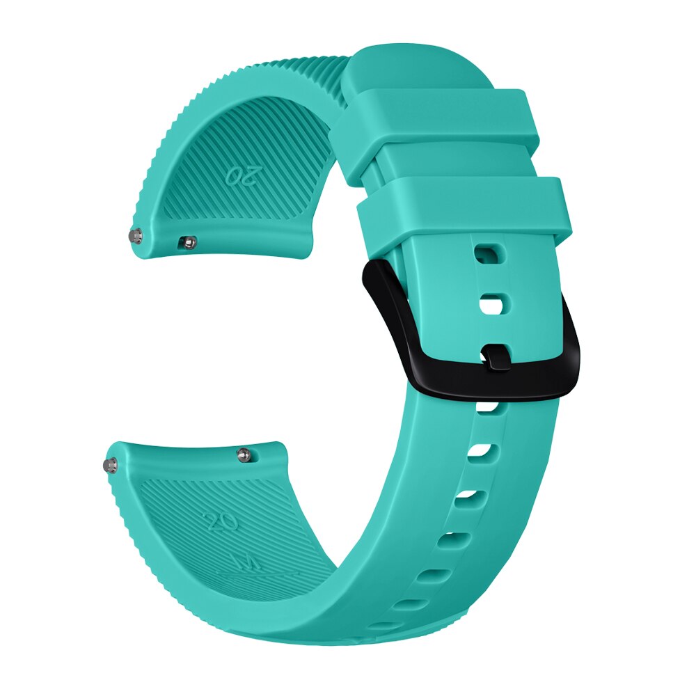 Colorful Soft Silicone Replacement Strap for Garmin vivoactive 3 vivomove3 HR Smart Wristband for GARMIN Forerunner 645: Mint Green