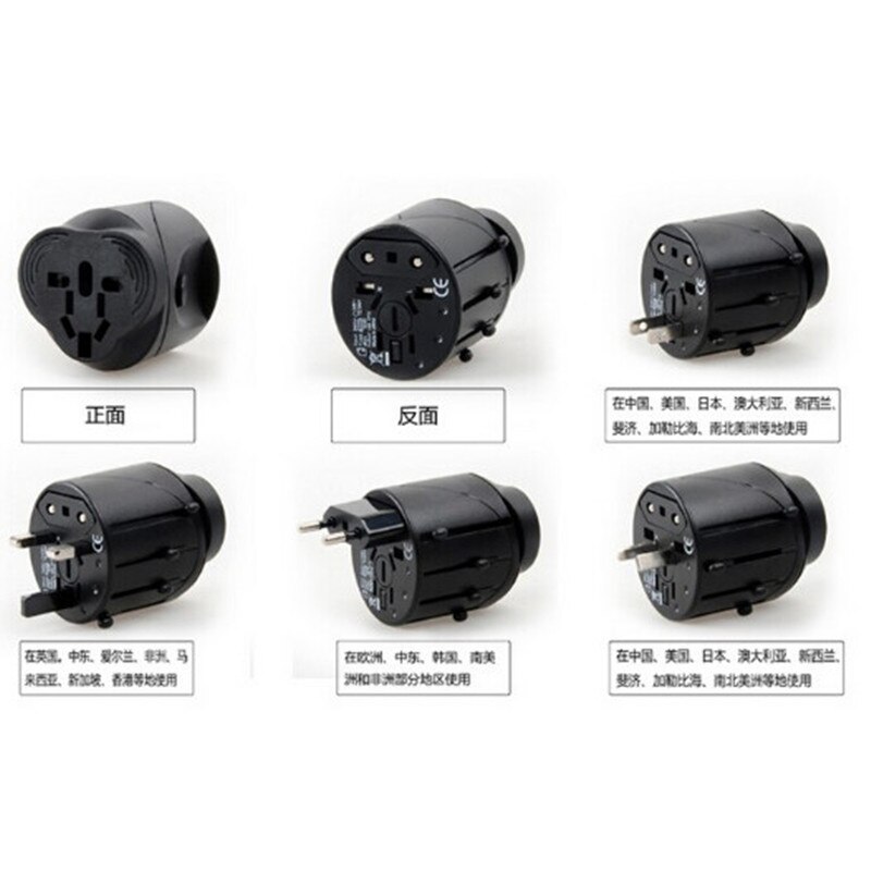 Eléctrico Protector de sobretensión con enchufes de viaje Universal Ac adaptador de enchufe de alimentación de Reino Unido nos es Europa
