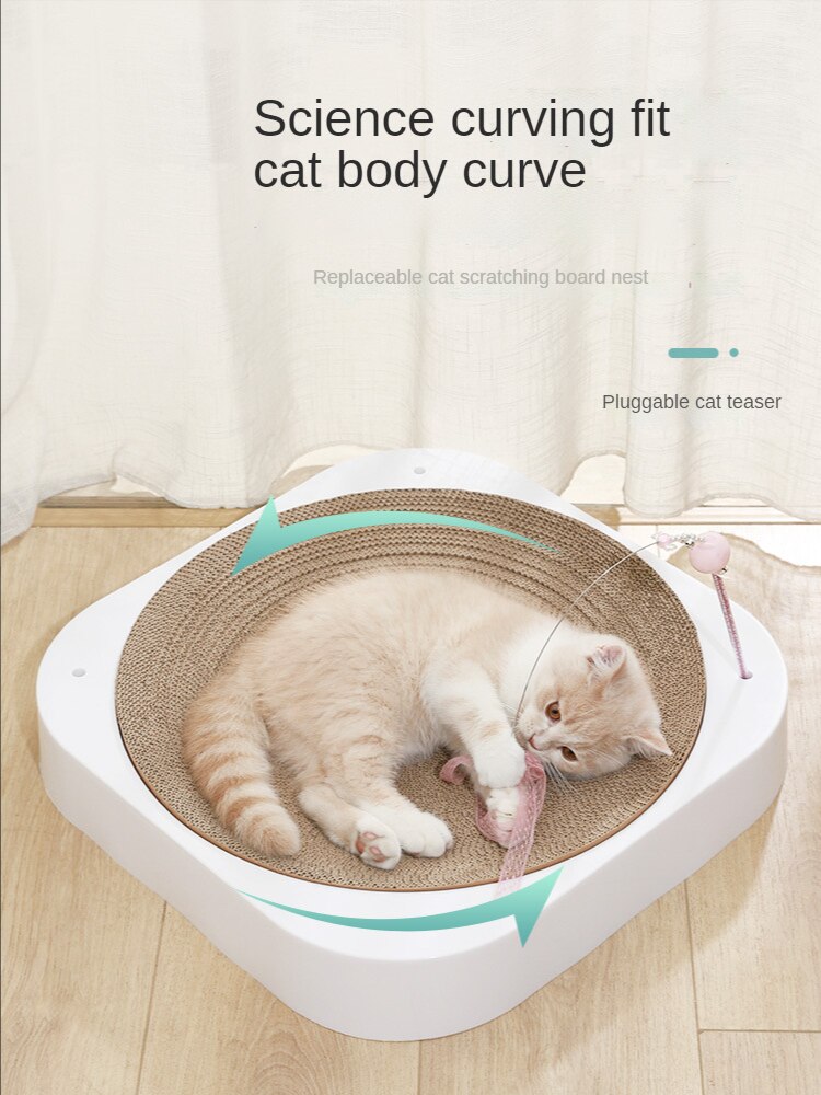 Wear-resistant Cat Scratching Post, Cat Climbing Frame, Handcrafted with Durable Sisal Material, Cat Scratchers for Indoor Cats