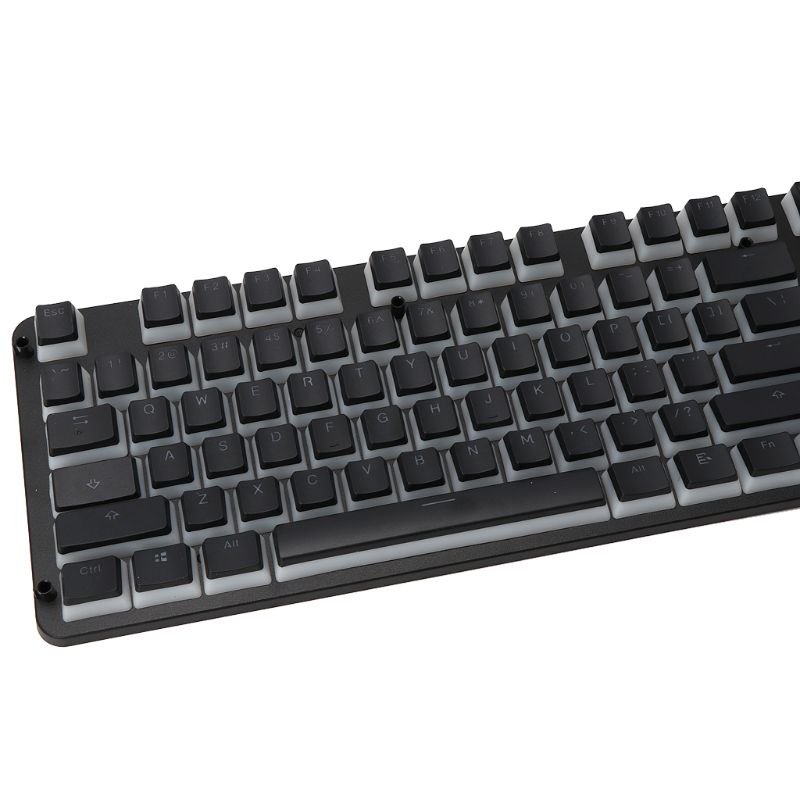Teclas RGB 110 con ANSI, budín ISO PBT, doble piel, leche, retroiluminado, tablero de almacenamiento para OEM Cherry MX