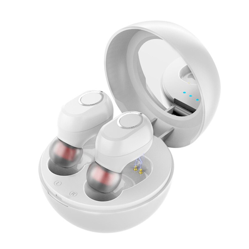 Lb 10 Tws Draadloze Hoofdtelefoon Oortelefoon Bluetooth 5.0 Hifi Sound Touch Contro Hoofdtelefoon Mini Noise Sport Reduction Headset Pk B5: white