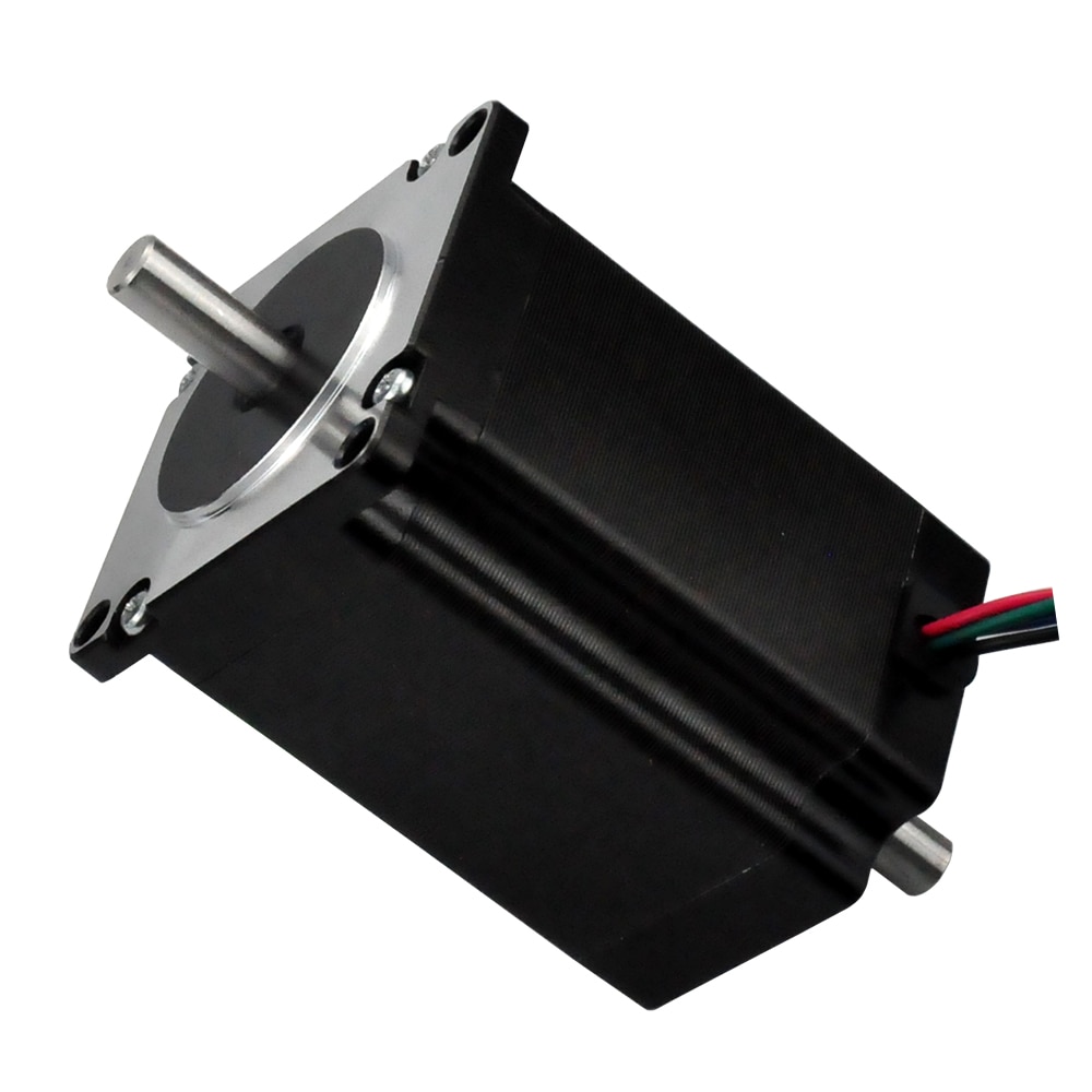 Rtelligent Nema 23 2N.M 20 kg. cm 3,5 EINE Dual Welle Schrittmotor Welle Durchmesser 8mm 4 führt für automatische Falten Flugzeug maske maschine