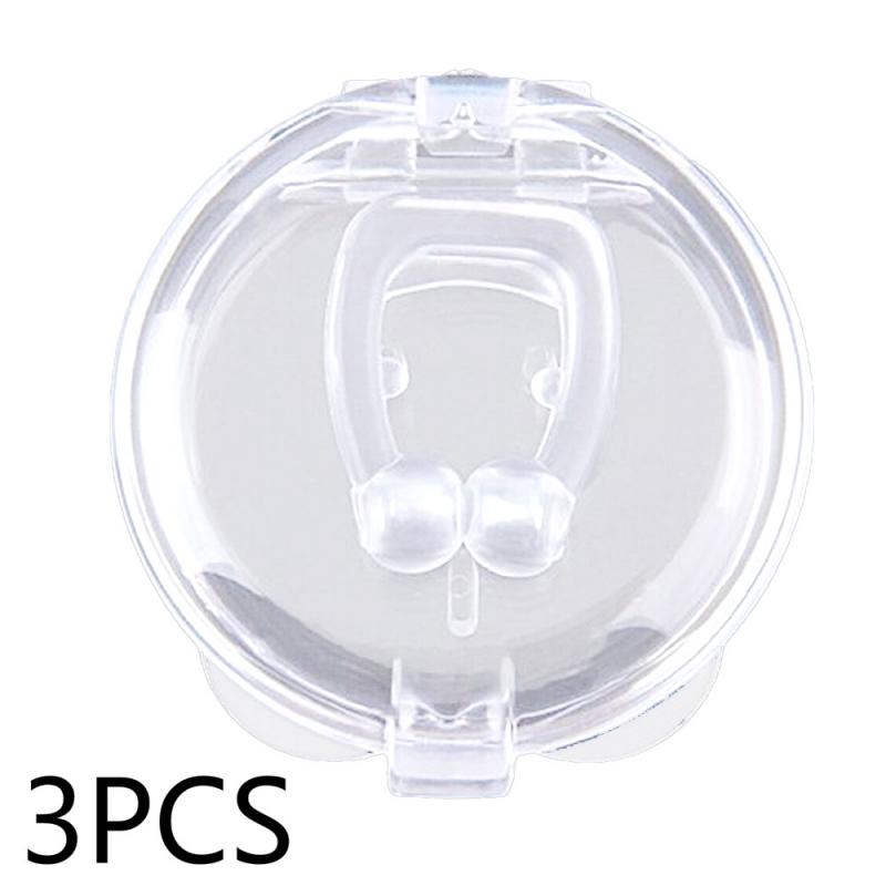 4/2/1 stk silikon magnetisk anti-snorke-enhet neseklemme sovevakt snorestopper nesepust antisnorking sover hele natten: 4 stk