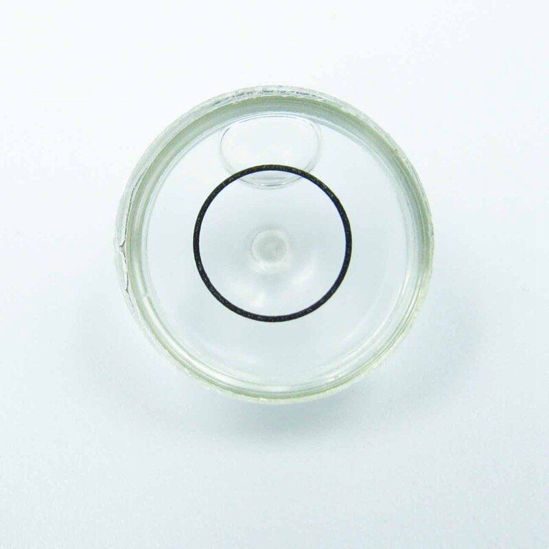 QASE 15*8 mm Round Circular Bullseye Spirit Level Bubble Bubble Leveler Measurement Instrument Magnetic Available: Glass Transparent