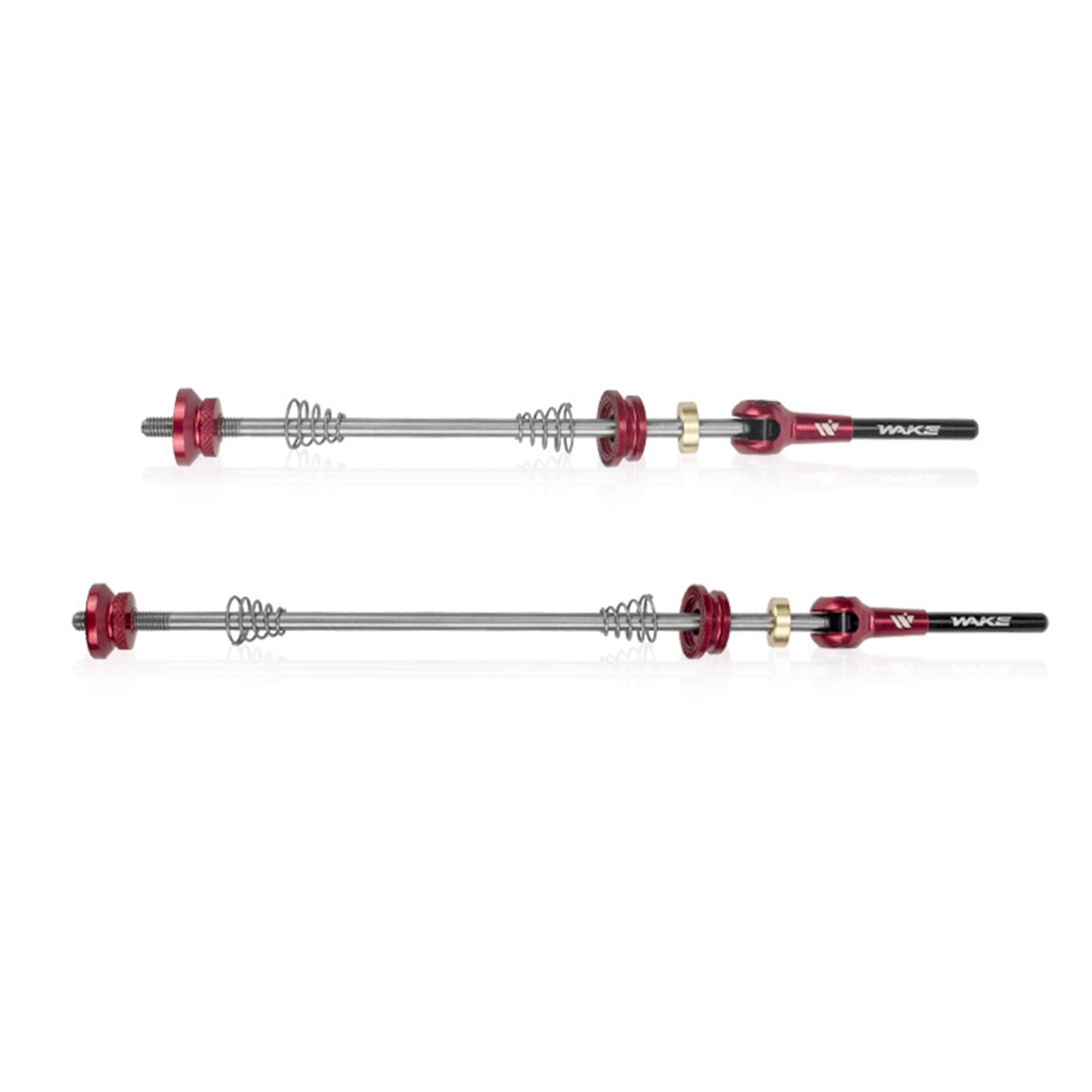 2 PCS Bike Quick Release Wheel Hub Shaft Front Rear Set Bicycle Quick Release Skewer Axle: Red HQ-01