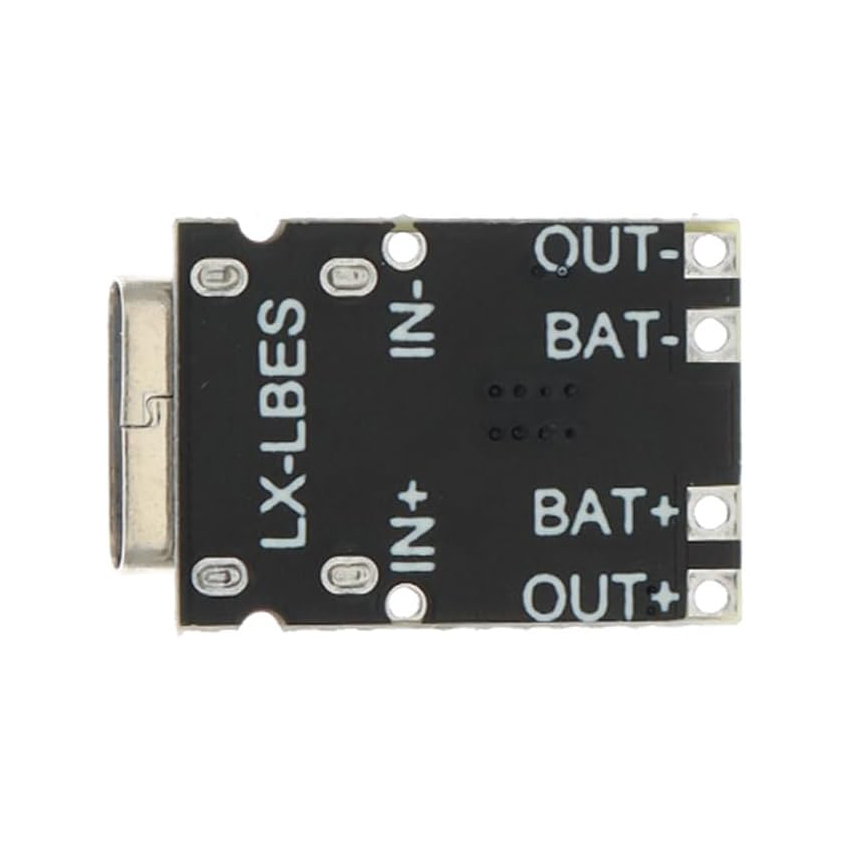 Placa de carga y descarga de batería de litio, 5/10 piezas, TP4057, 1A, 3,7 V, con protección Tipo C, USB C, Li-ion