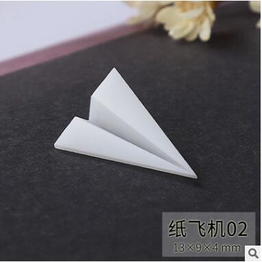 3 pcs/lot Different style Resin mini Paper Crane Paper Plane material epoxy mold makeing jewelry filling for DIY jewelry: F2