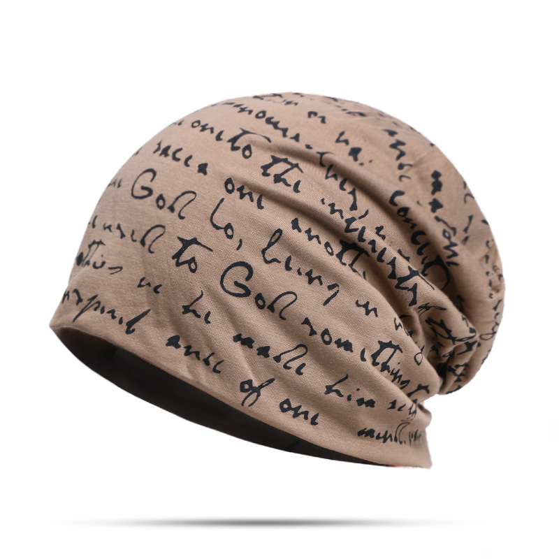 Spring and autumn thin men's outdoor sports windproof hat casual Hedging cap youth English letters bean bean hat: D