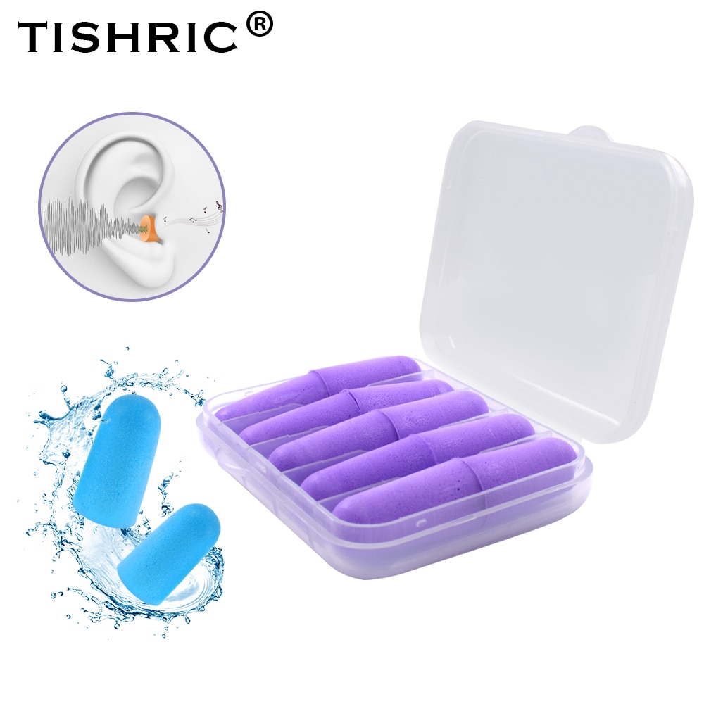 Tishric 5 par 35db ørepropper søvn støjreduktion støjreducerende støjdæmpende høreværn ørepropper til rejse / søvn / læsning