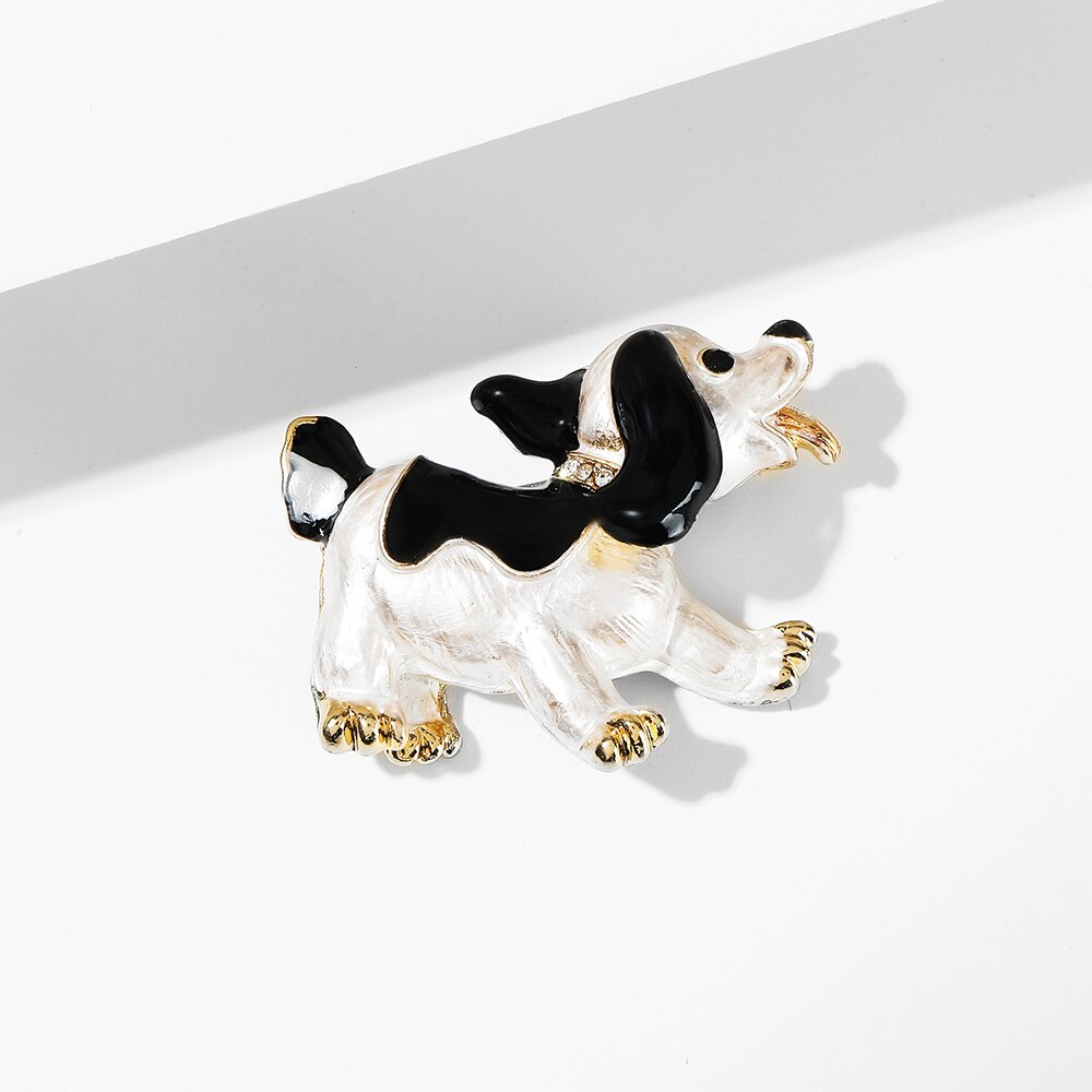 WYBU Cute Squirrel Puppy Brooch For Boy Girls Animal Brooch Pin For Friend Gold Plated Mouse Admiral General Broche Jewelry: SF827