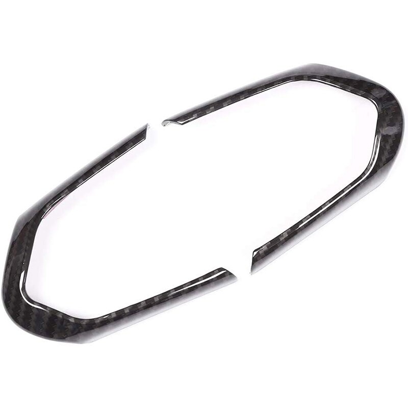 Auto Lenkrad Dekoration Rahmen Zubehör Abdeckung trimmen Kohlenstoff Faser Stil für BMW F20 F22 F21 F30 F32 X5 F15 x6 F16 M-Sport