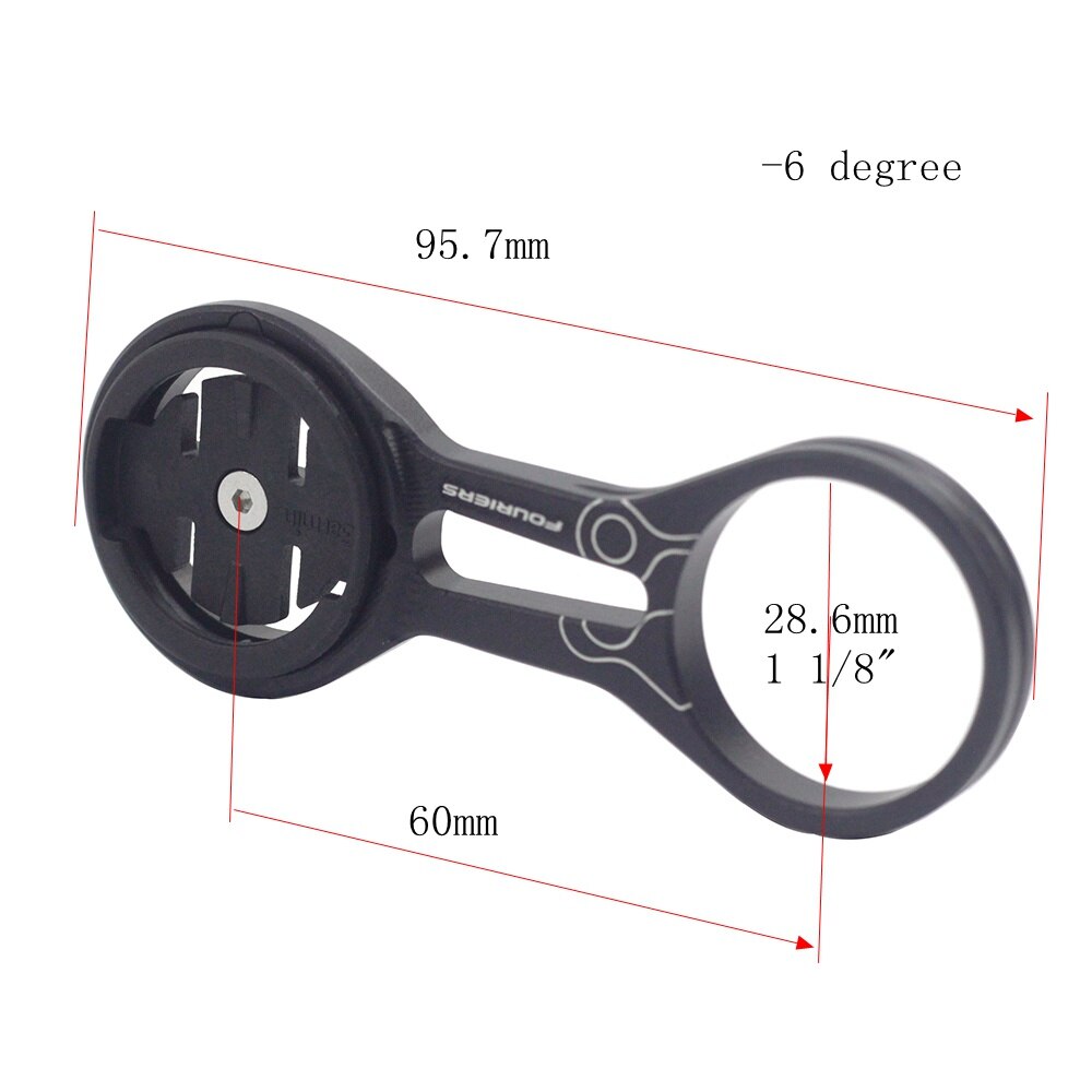 Fouriers-Soporte de ordenador para vástago de bicicleta, para GARMIN WAHOO, elemnt bolt, mini IGPSPORT, BRYTON MIO, tubo de horquilla, Steerer, GPS