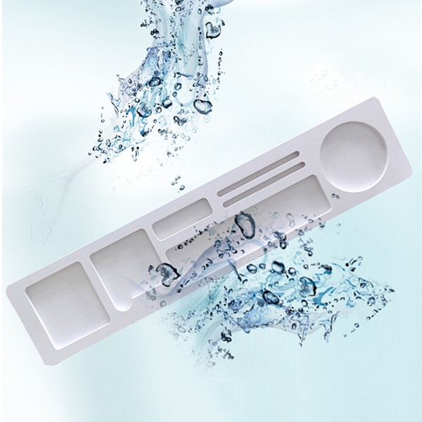 Multifunction Desktop Computer Keyboard Storage Shelf Wooden Plastic Pen Beads Home Decor Hanger