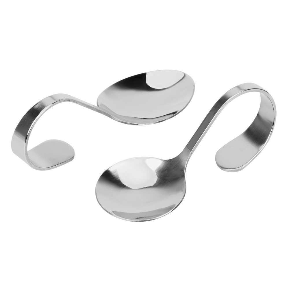 NICEYARD Hanging Cup Spoons Kichen Accessories Stainless Steel Kitchen Utensils Gadgets Tableware Curved Handle