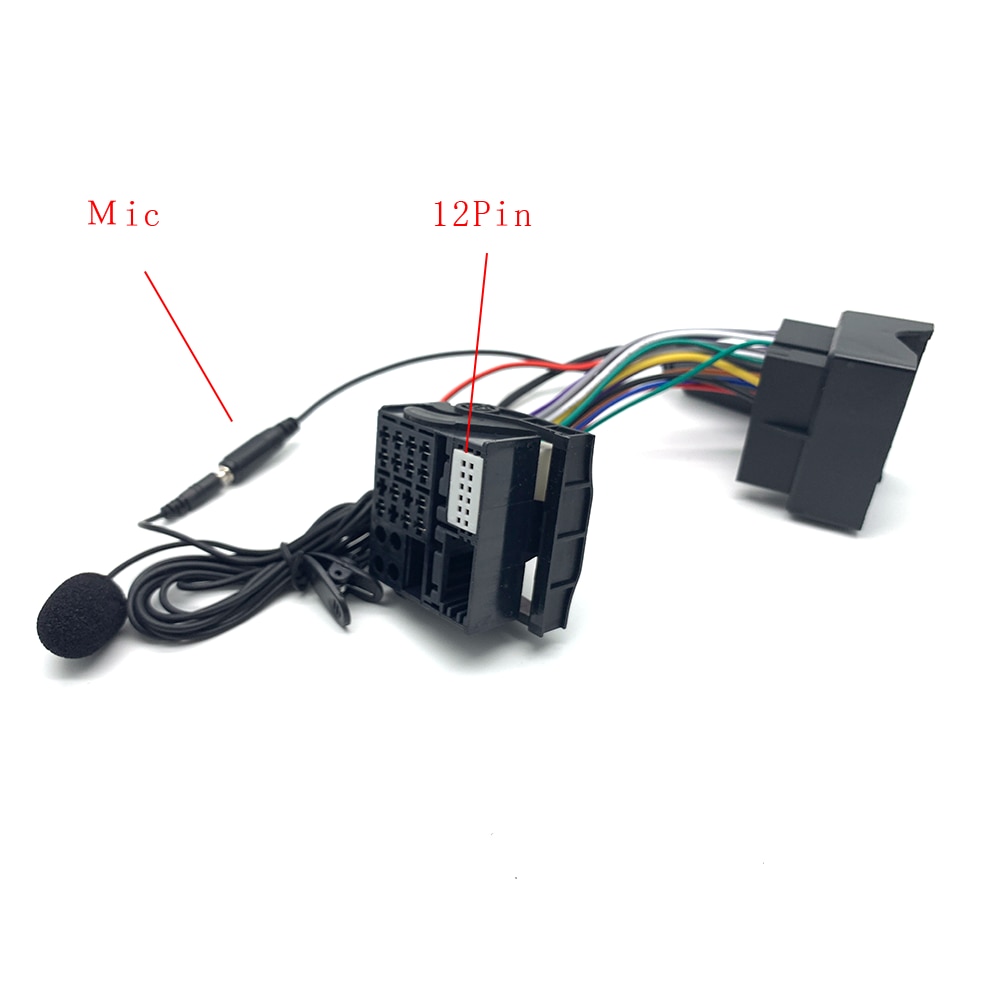 Adaptador de manos libres para Radio de coche RD4, adaptador de música HIFI, Cable de arnés de sonido para RD 4, Peugeot, Citroen C2, C3, C4, 207, 307, 12 pines