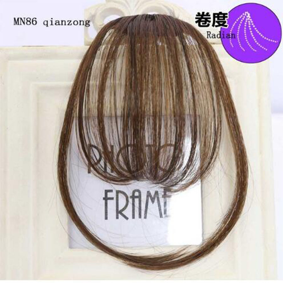 WEILAI Synthetische kurzen Pony haar Hitze Beständig synthetische frauen natürliche kurze haare Pony frauen haar Stück