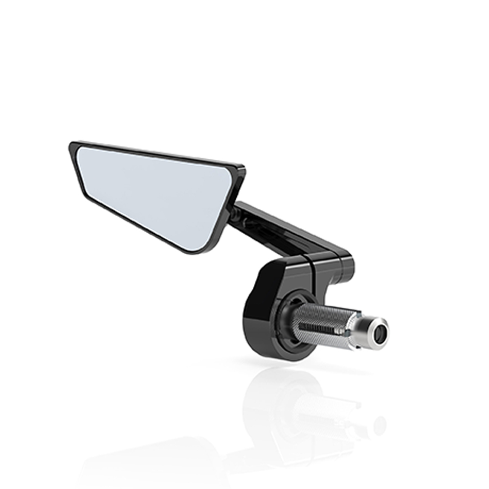 1 par 7/8 "22mm barra de alumínio da motocicleta final espelho retrovisor lateral universal moto bicicleta guiador espelhos retrovisores